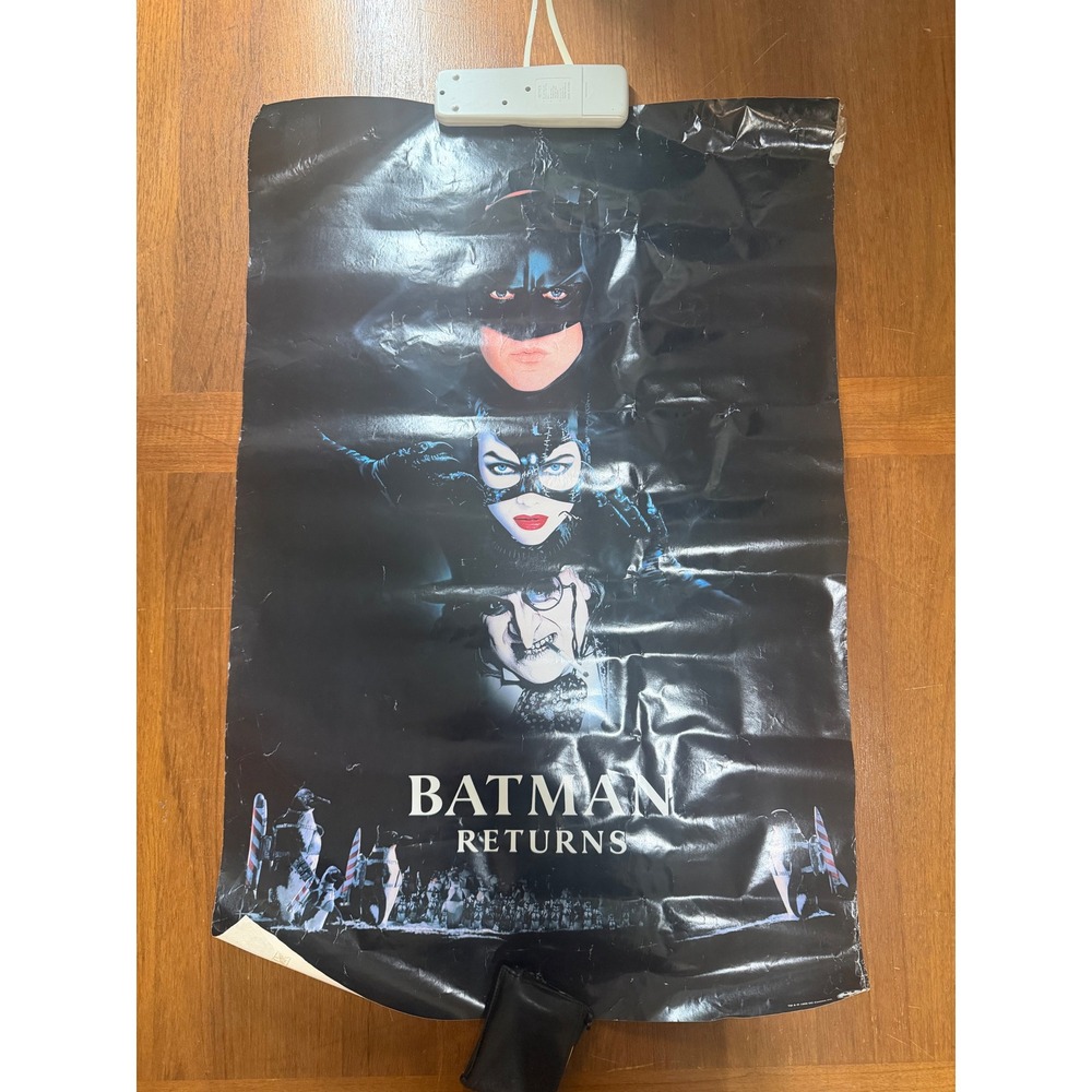 Batman Returns 1992 Promo Poster Catwoman Penguin Keaton DeVito Pfeiffer